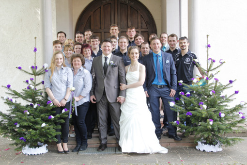 Kirchliche Trauung von Patrick und Martina Schwendemann