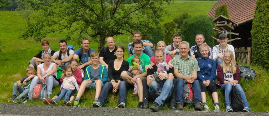 Teilnehmer der diesjährigen Pfingstwanderung