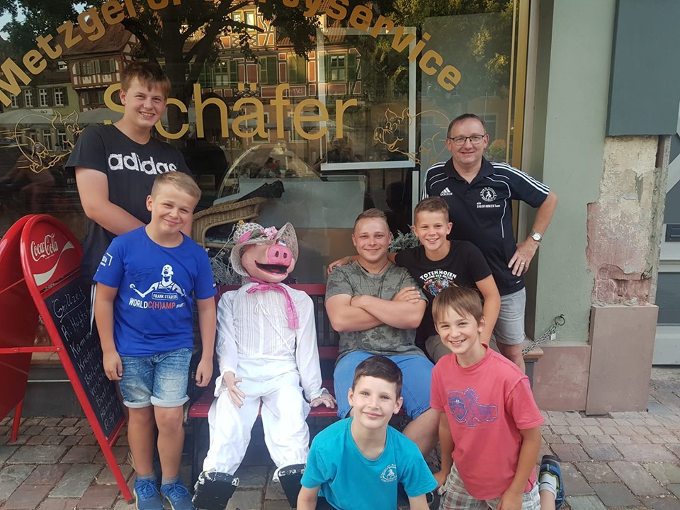 20190807 Die Teilnehmer vom Sonntag in der Altstadt von Ladenburg