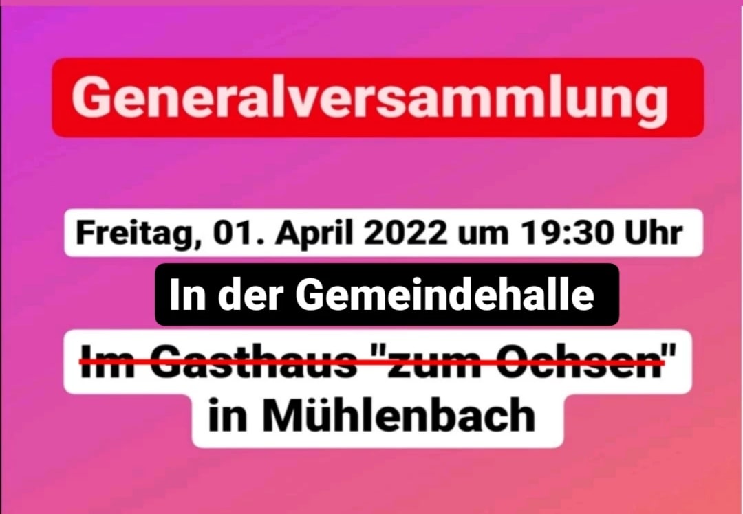 20220330 Änderung  Generalversammlung