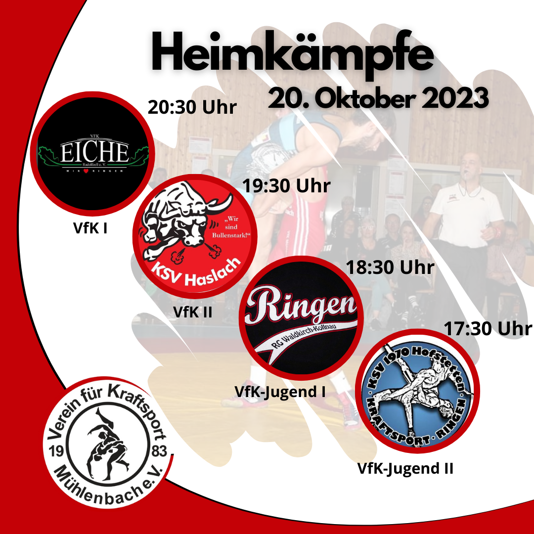 20231019 Heimkämpfe am 20.10.2023